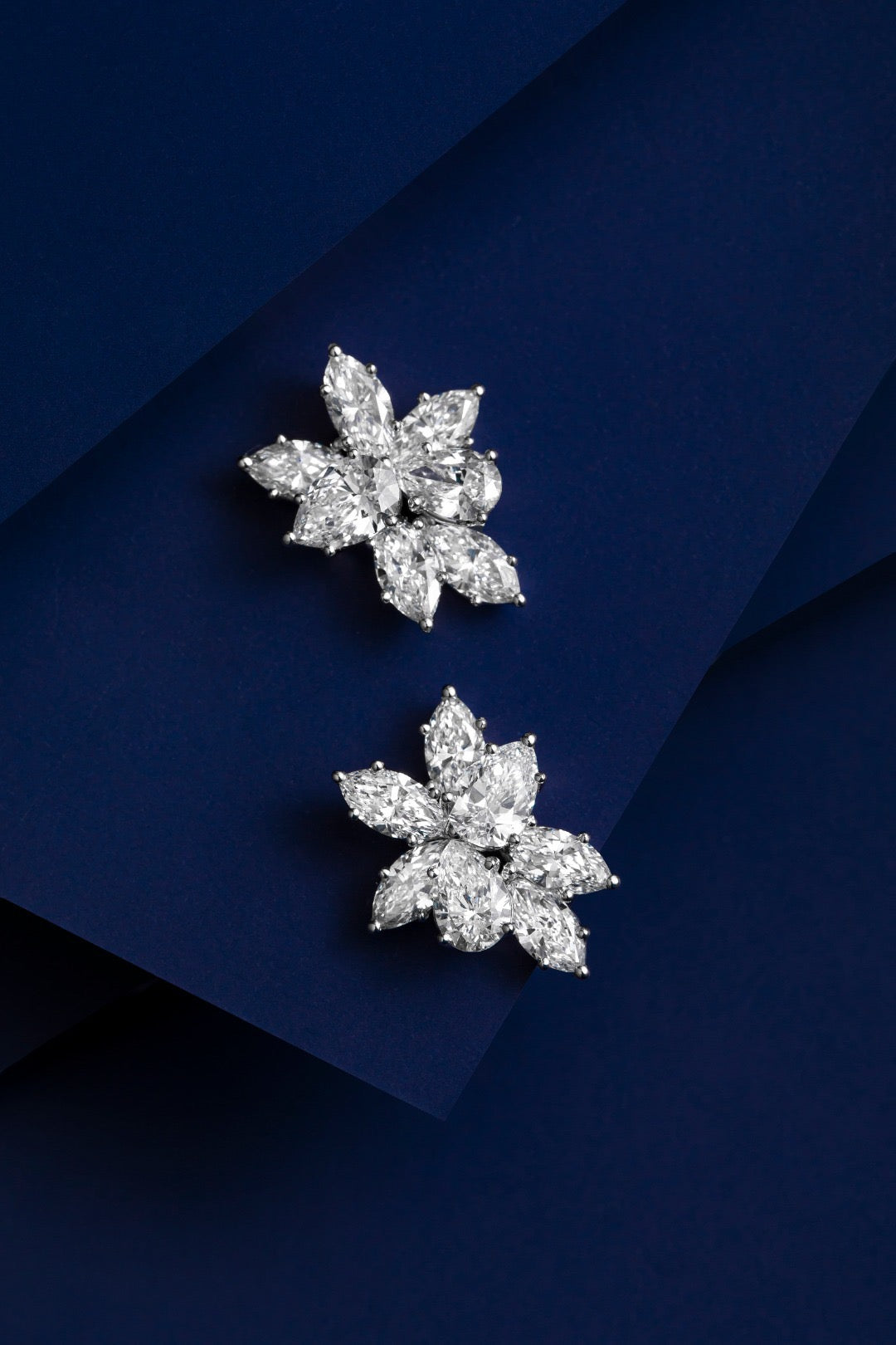Pt900 Lab Grown Diamond Earrings