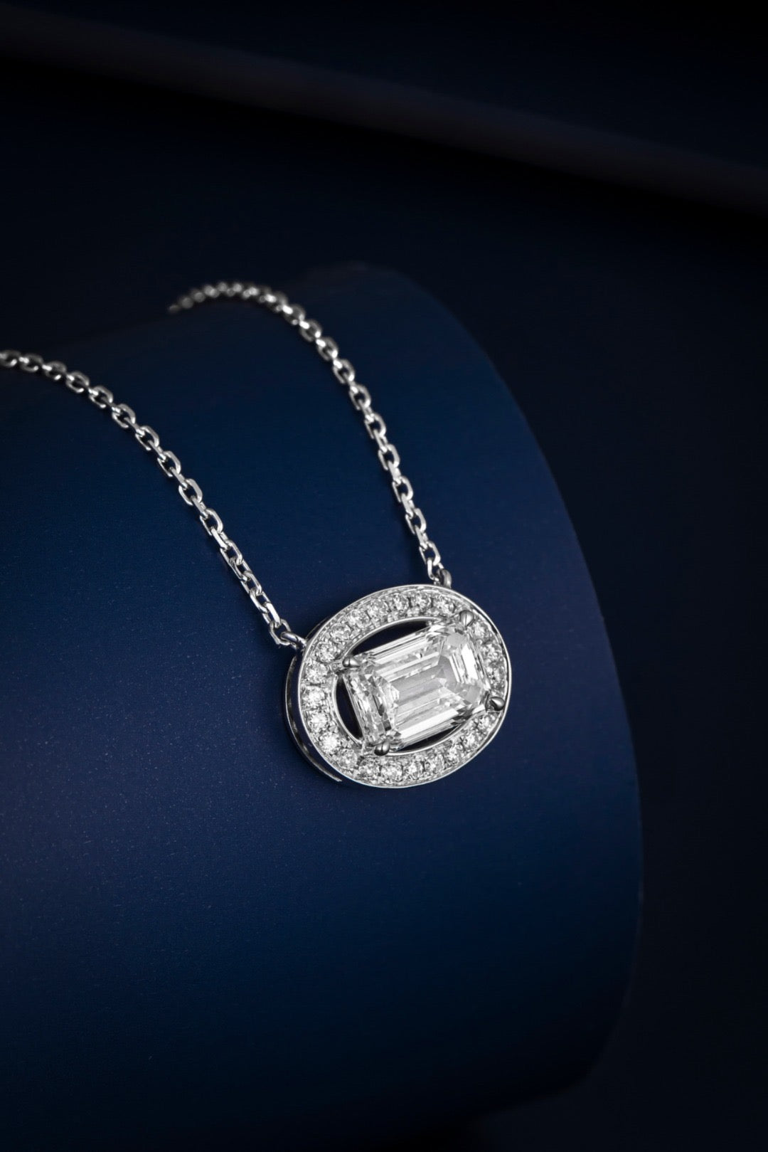 Pt900 Lab Grown Diamond Necklace