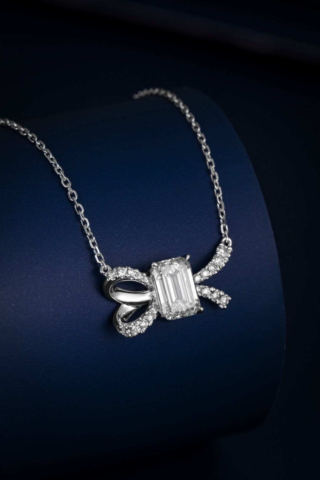 Pt900 Lab Grown Diamond Necklace