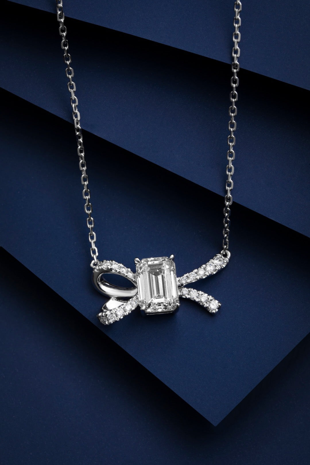 Pt900 Lab Grown Diamond Necklace