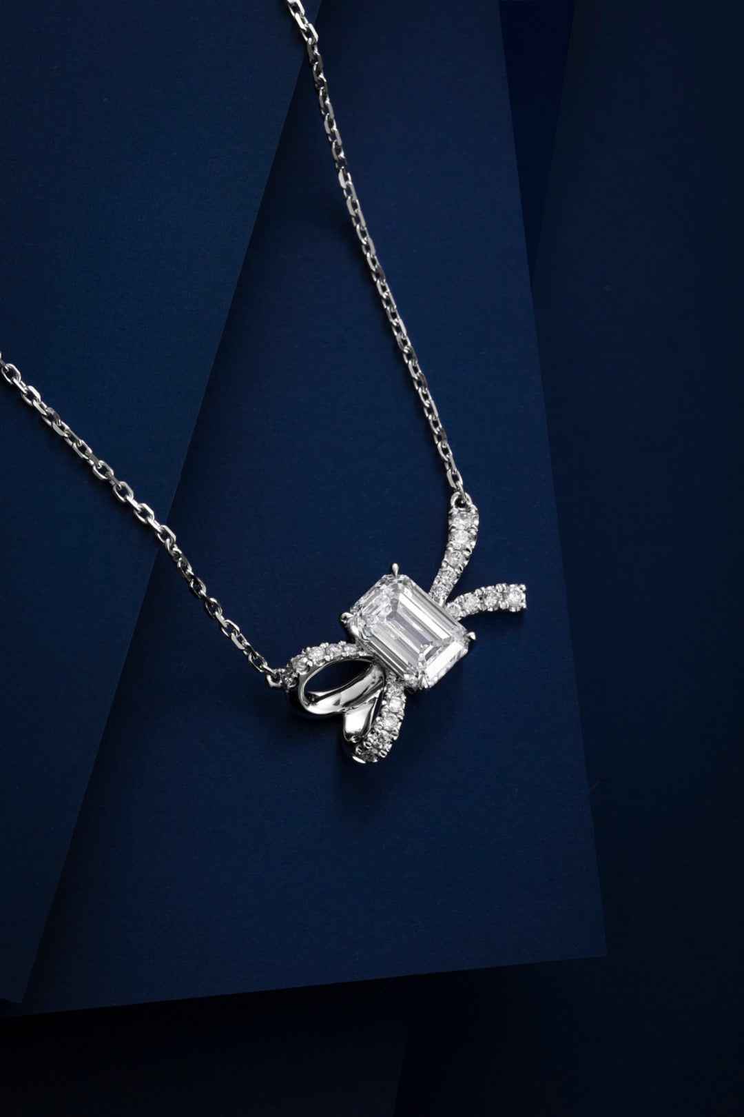 Pt900 Lab Grown Diamond Necklace