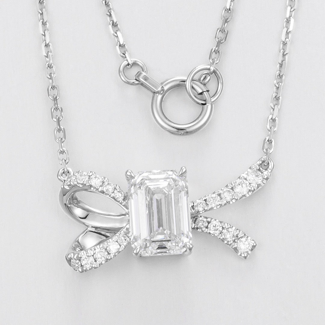 Pt900 Lab Grown Diamond Necklace