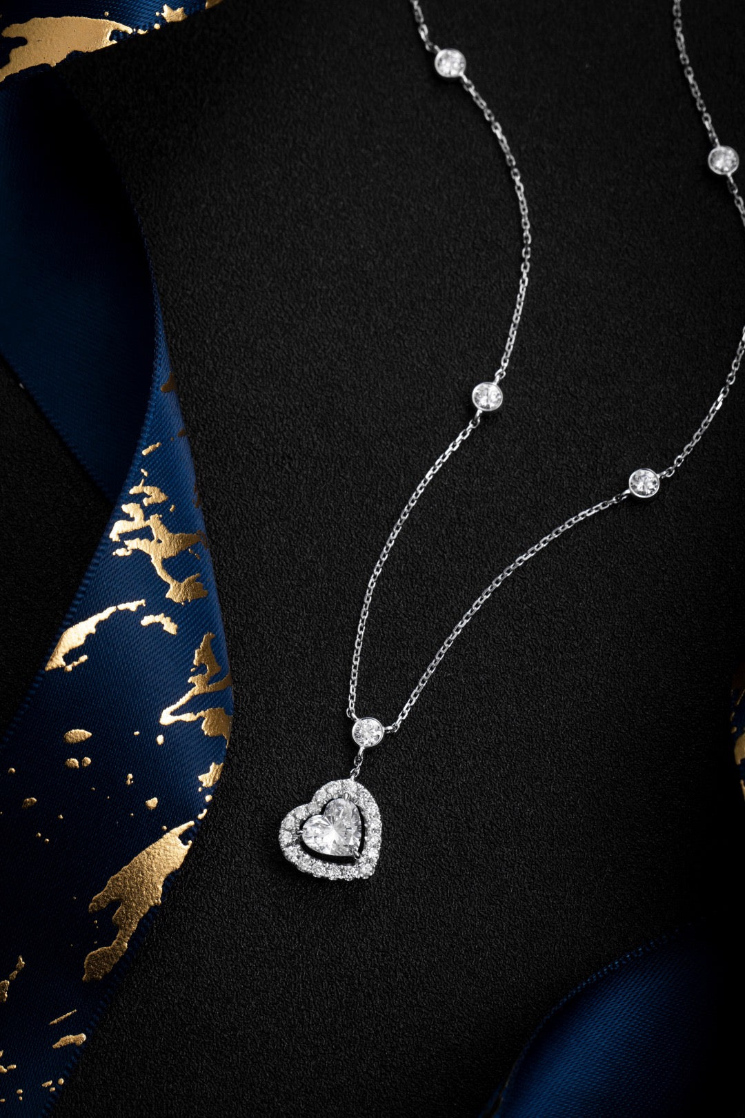 Pt900 Lab Grown Diamond Necklace