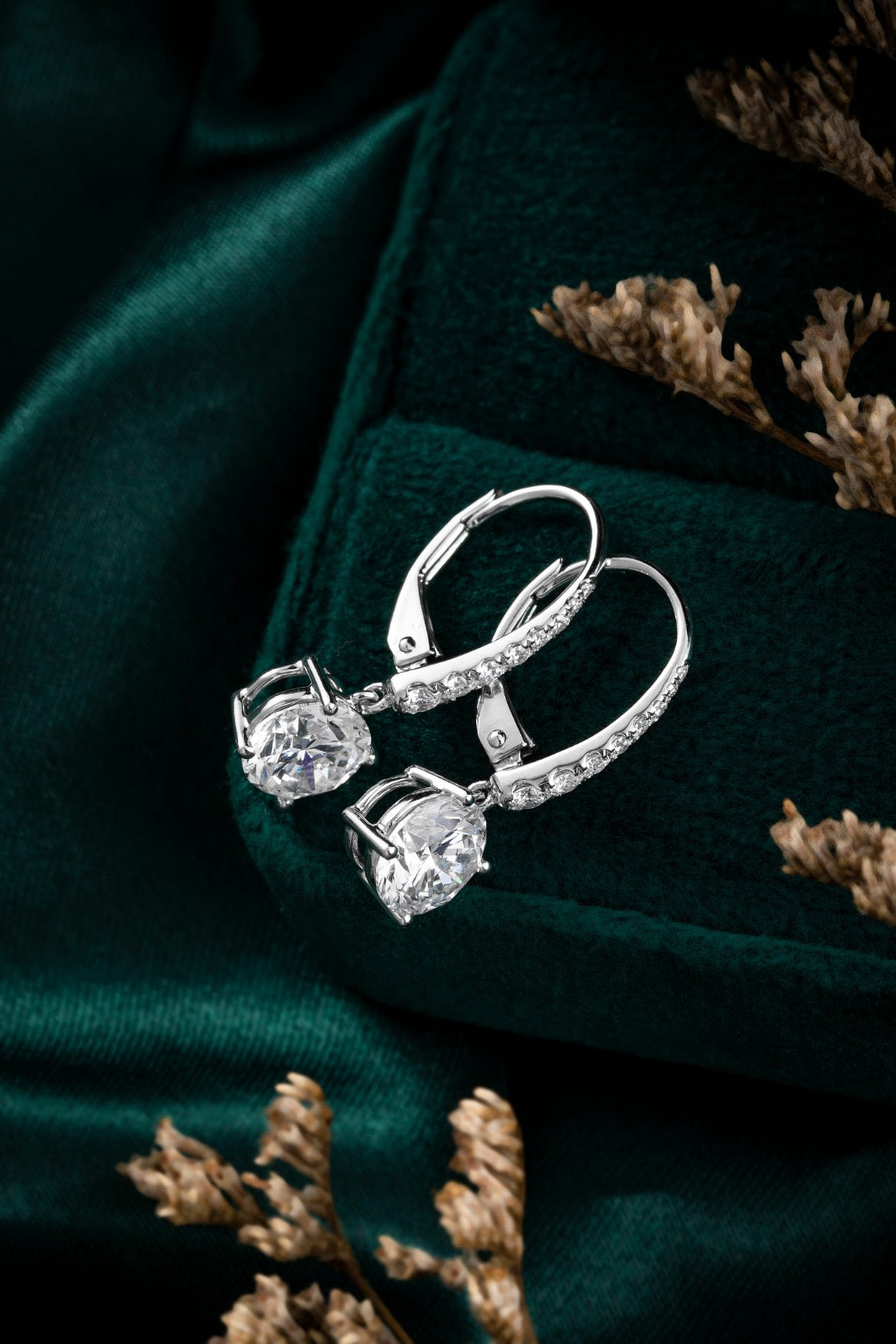 14K Lab Grown Diamond Earrings