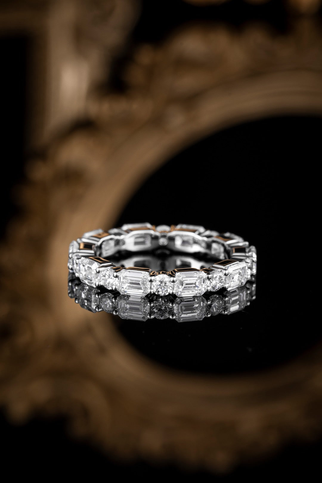 Pt900 Lab Grown Diamond Ring