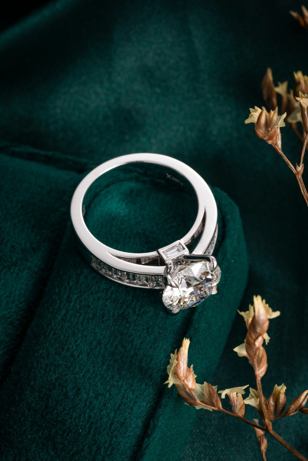Burton Jewelry - Pt900 Lab Grown Diamond Ring 3.0CT