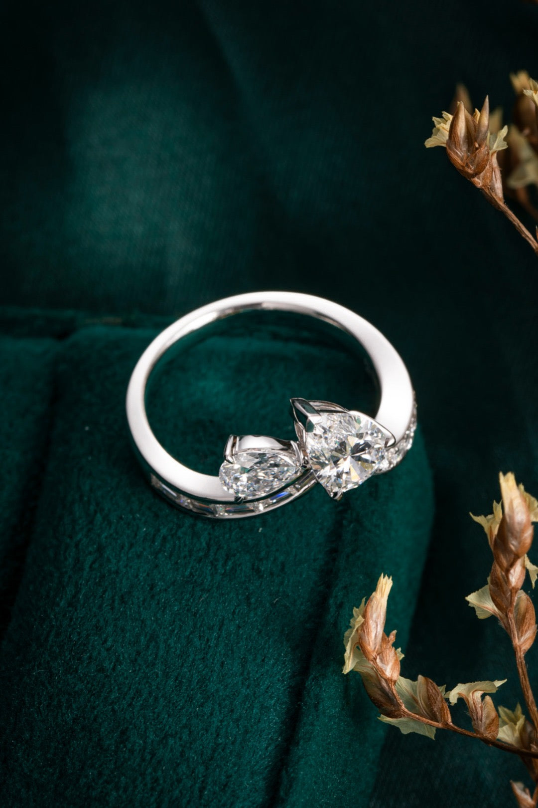 Burton Jewelry - Pt900 Lab Grown Diamond Ring
