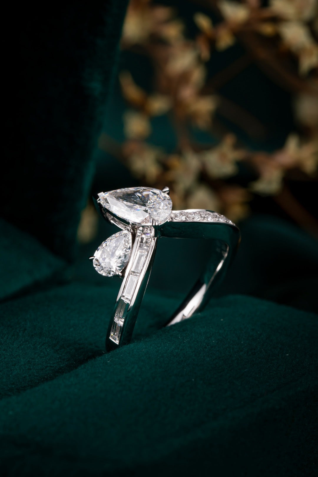 Burton Jewelry - Pt900 Lab Grown Diamond Ring