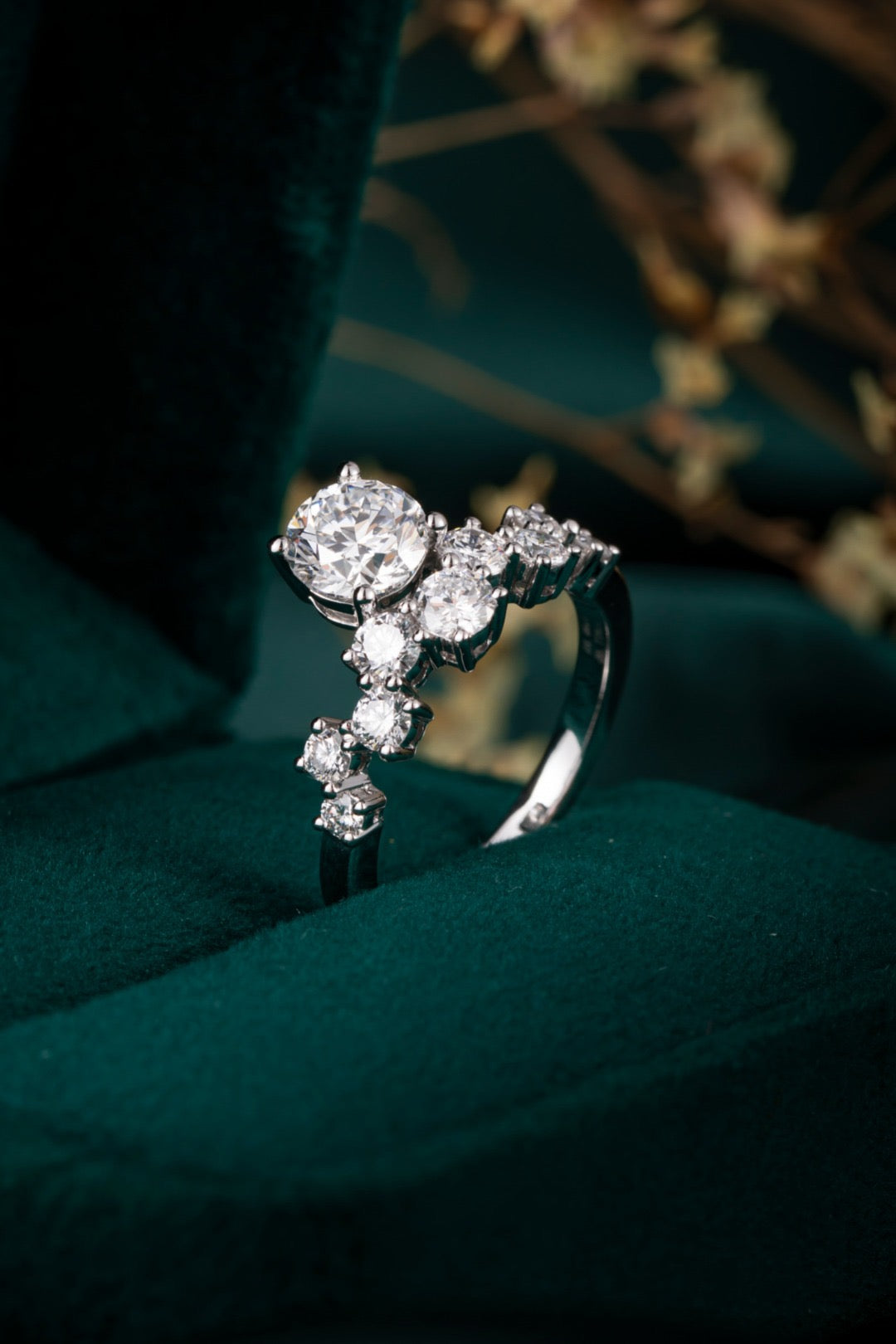 Burton Jewelry - Pt900 Lab Grown Diamond Ring