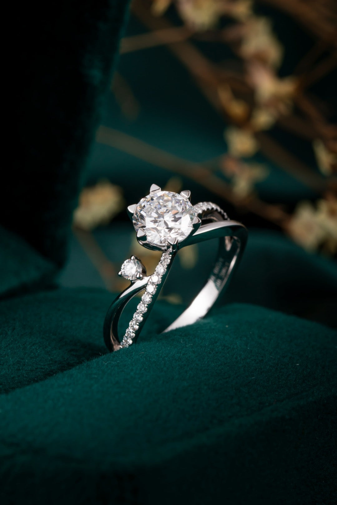 Burton Jewelry - Pt900 Lab Grown Diamond Ring