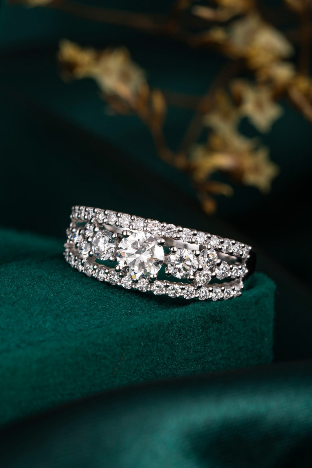 Burton Jewelry - Pt900 Lab Grown Diamond Ring
