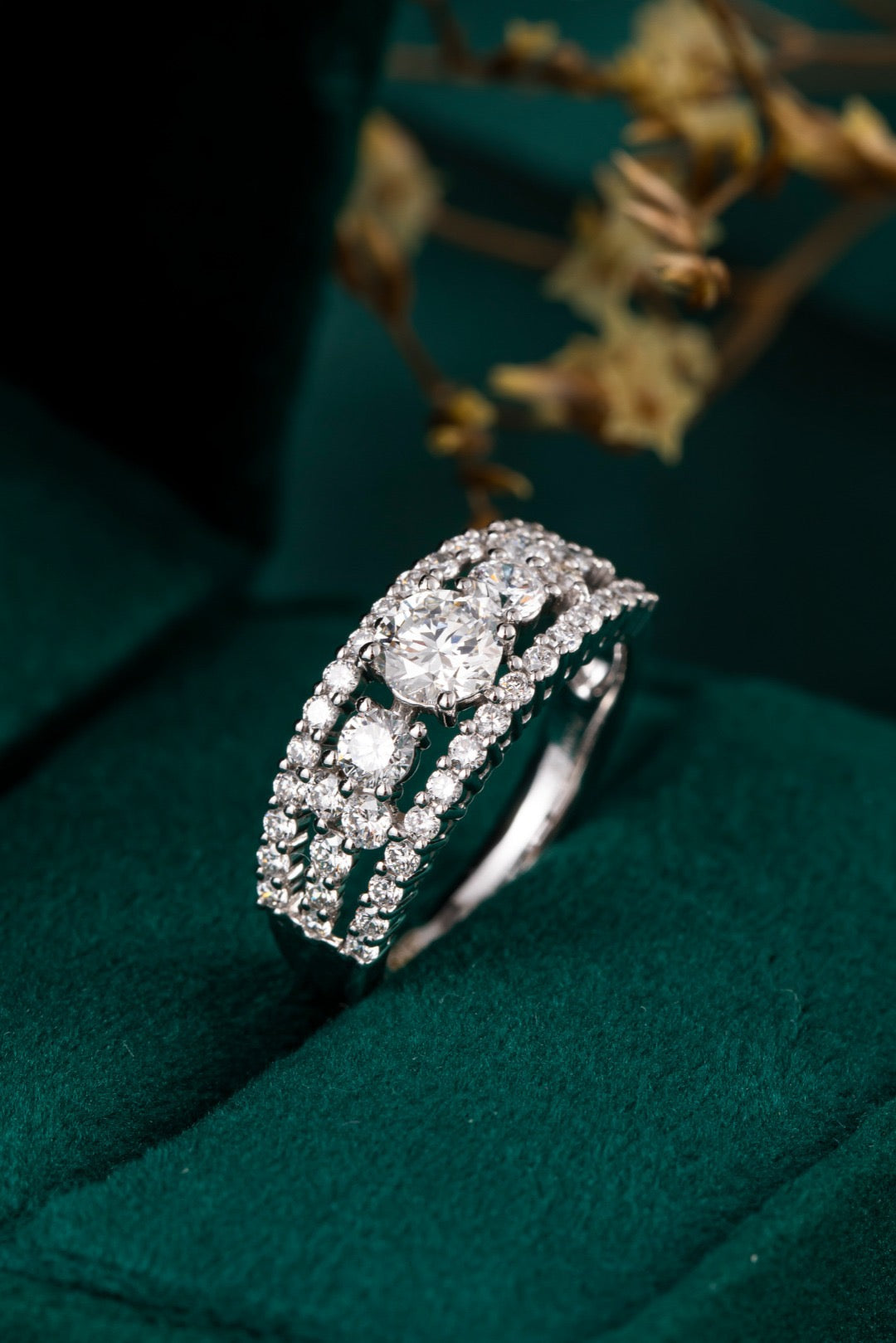 Burton Jewelry - Pt900 Lab Grown Diamond Ring
