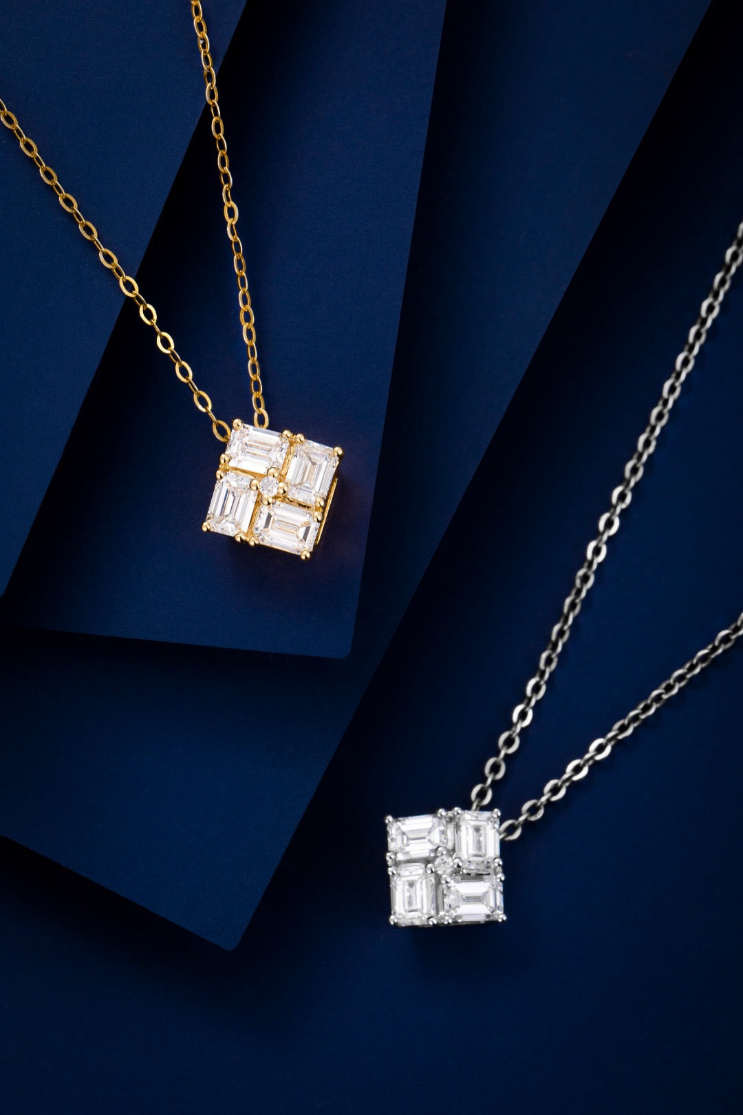 18K Lab Grown Diamond Pendant