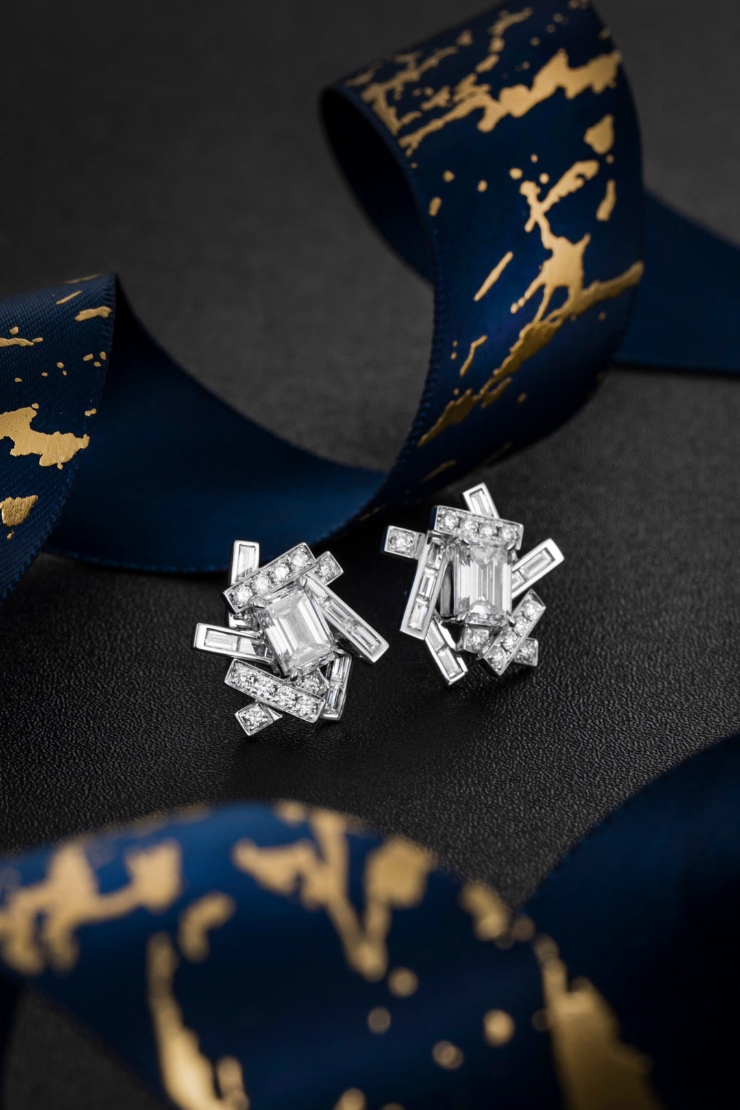 Pt900 Lab Grown Diamond Earrings