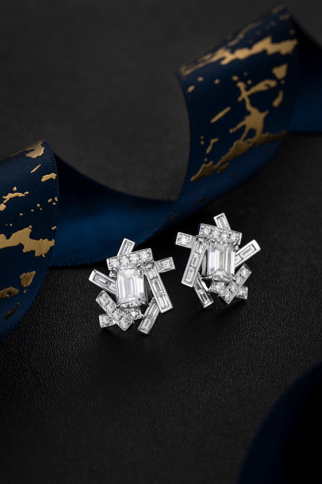 Pt900 Lab Grown Diamond Earrings