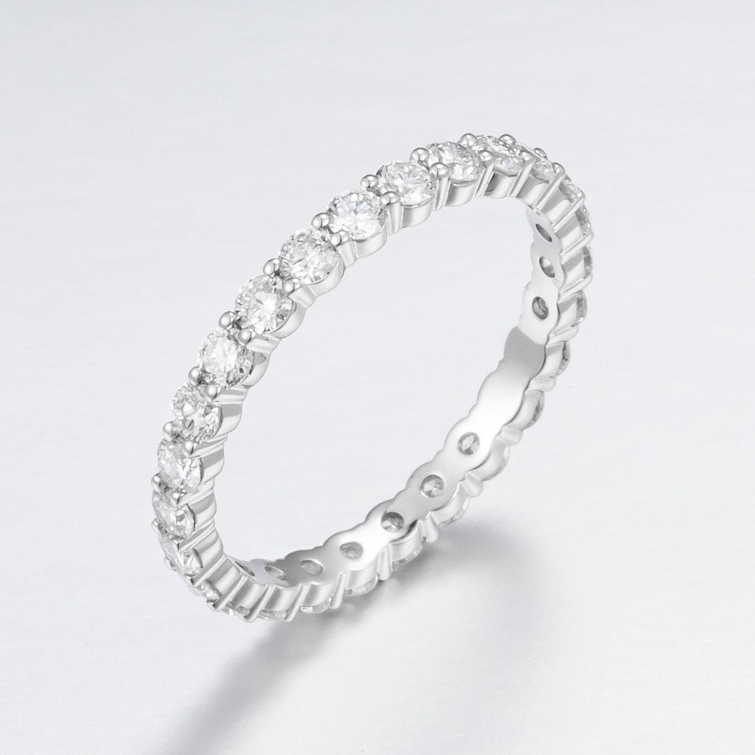 Pt900 Lab Grown Diamond Ring