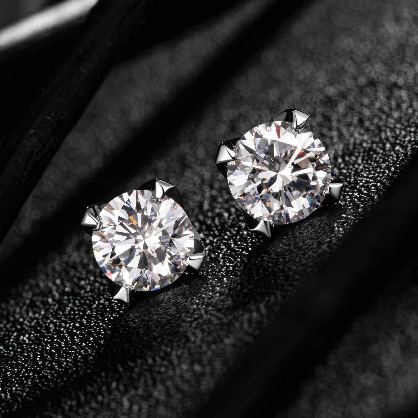 18K Lab Grown Diamond Earrings