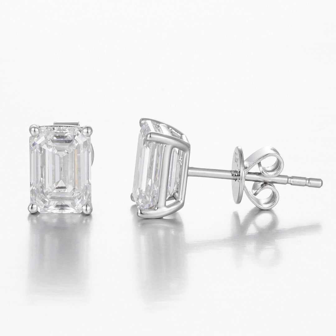 Pt900 Lab Grown Diamond Earrings
