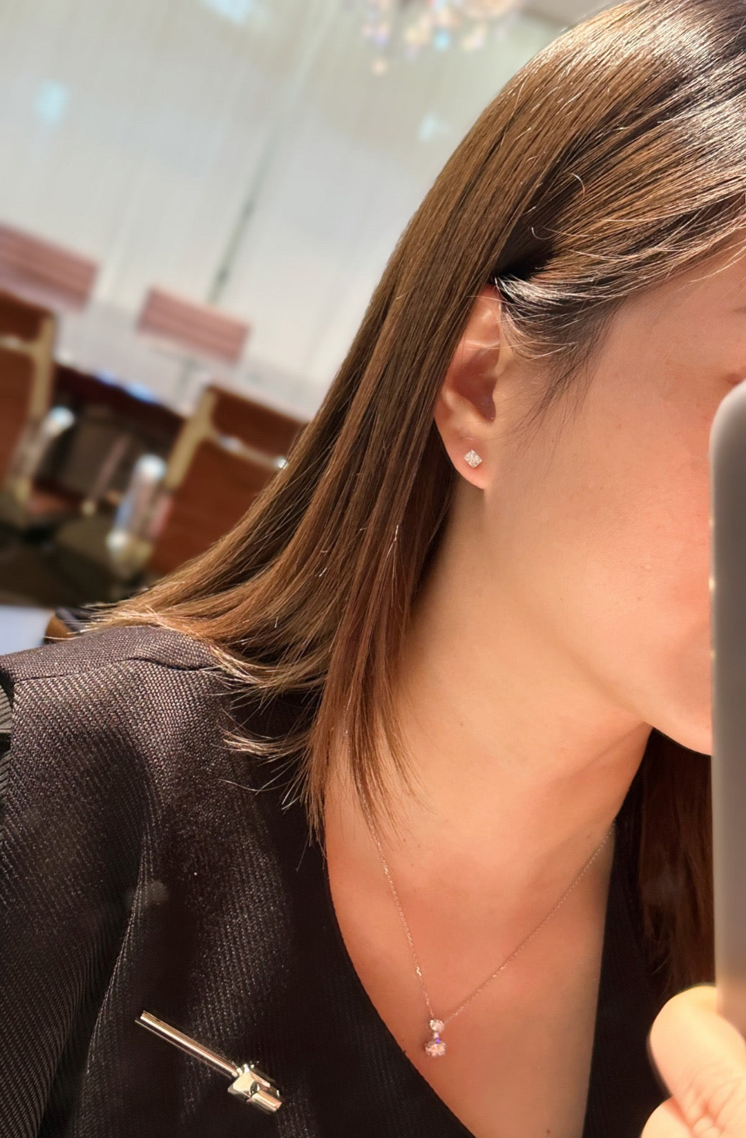 14K Lab Grown Diamond Necklace