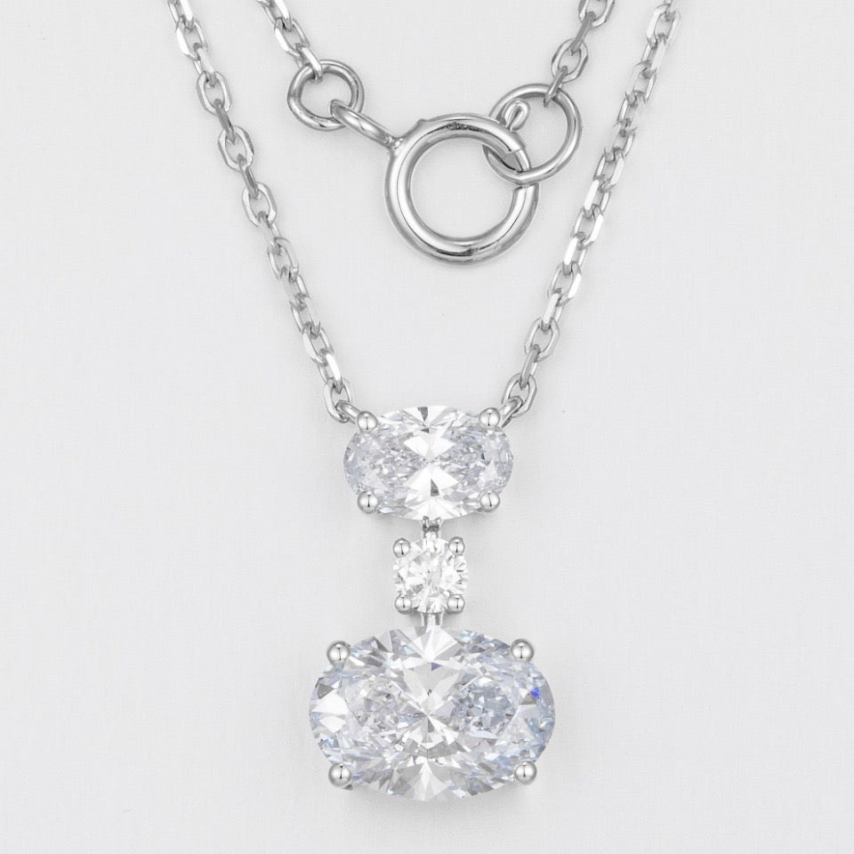 14K Lab Grown Diamond Necklace