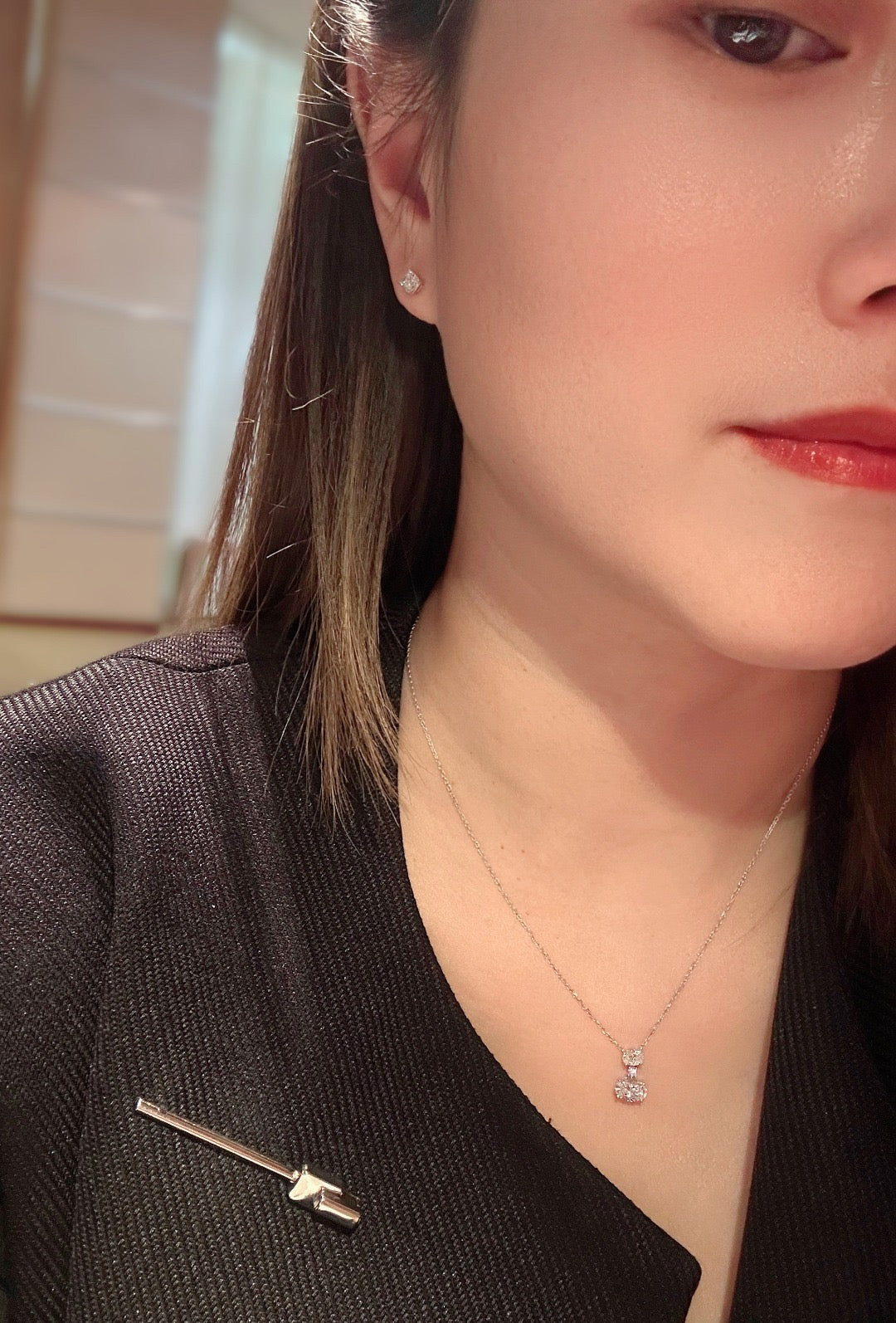 14K Lab Grown Diamond Necklace