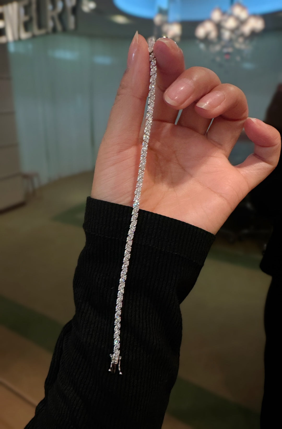 14K Lab Grown Diamond Bracelet