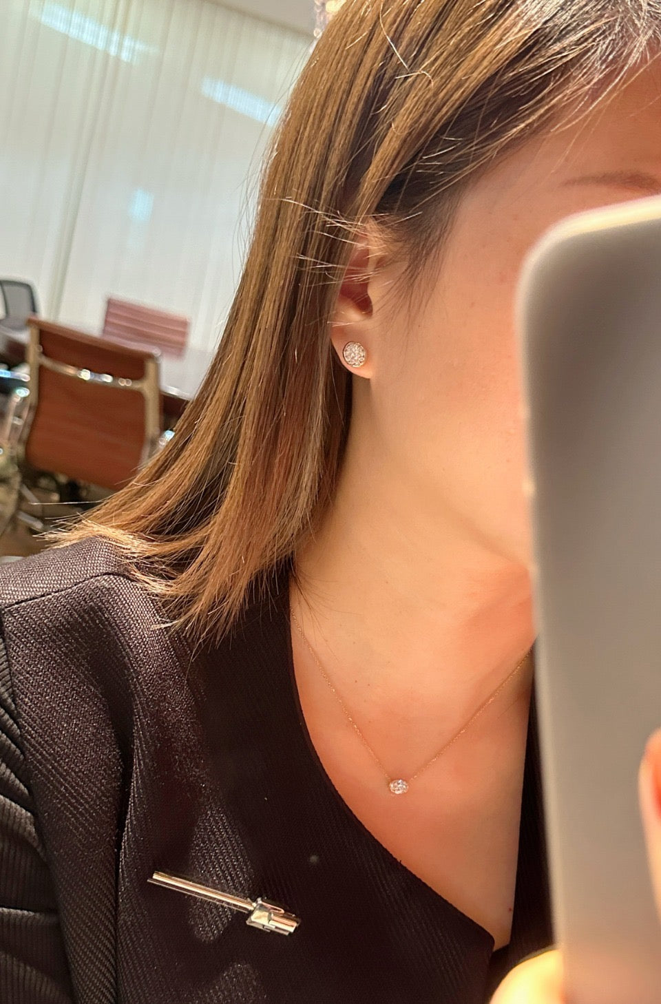 14K Lab Grown Diamond Earrings