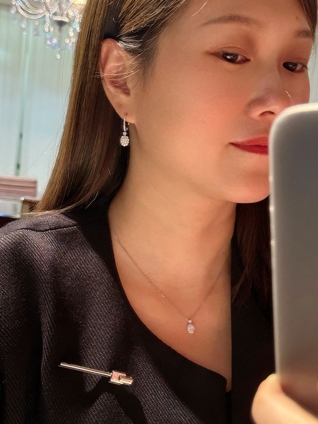 14K Lab Grown Diamond Earrings