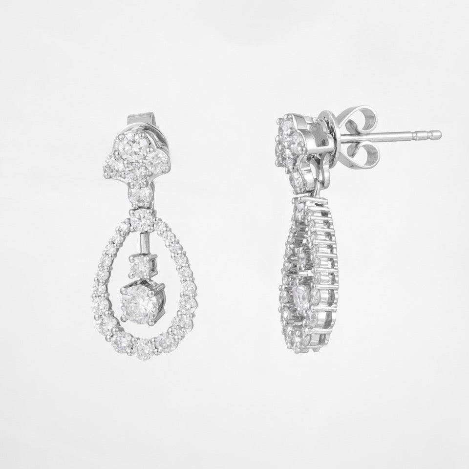 14K Lab Grown Diamond Earrings