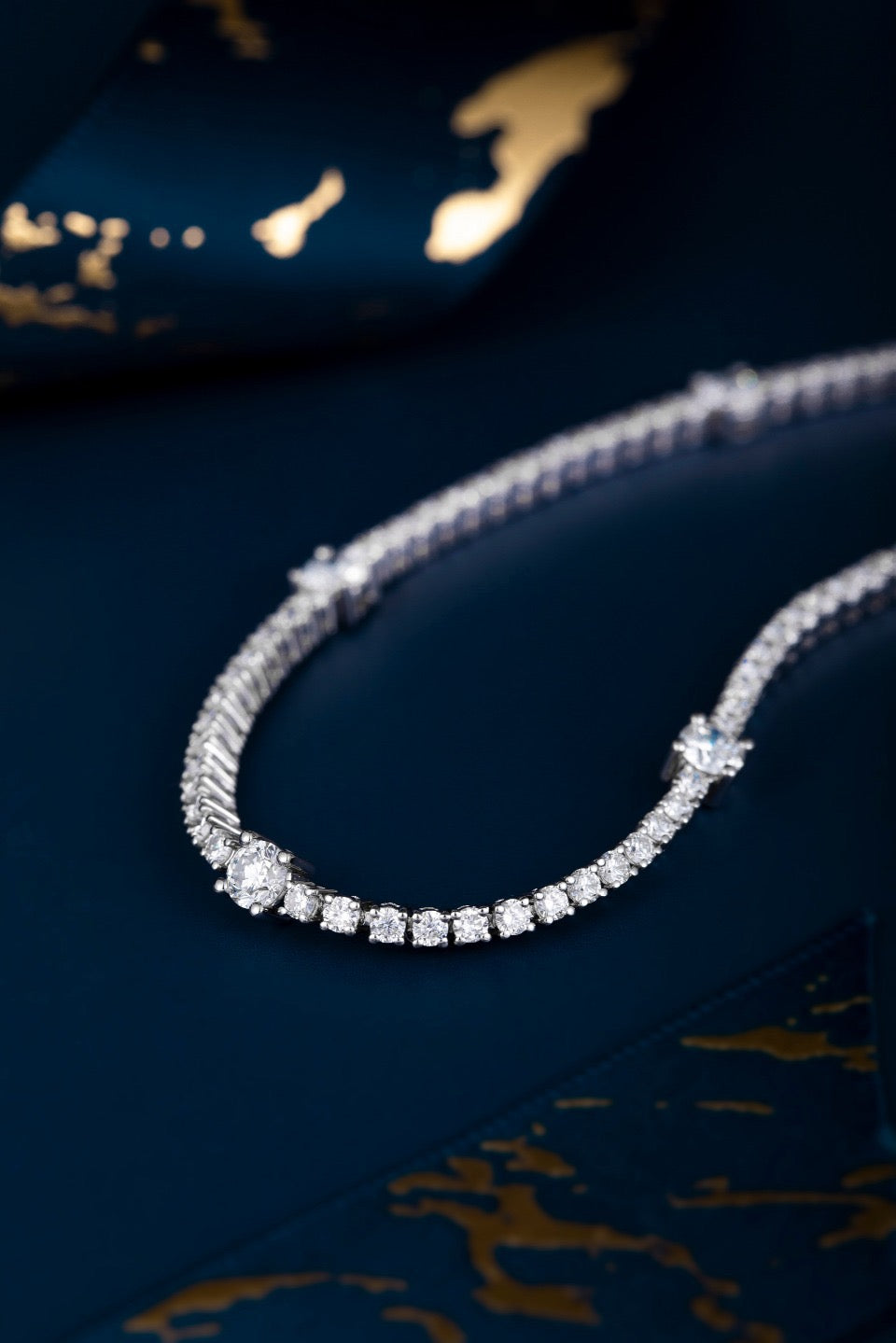 14K Lab Grown Diamond Bracelet