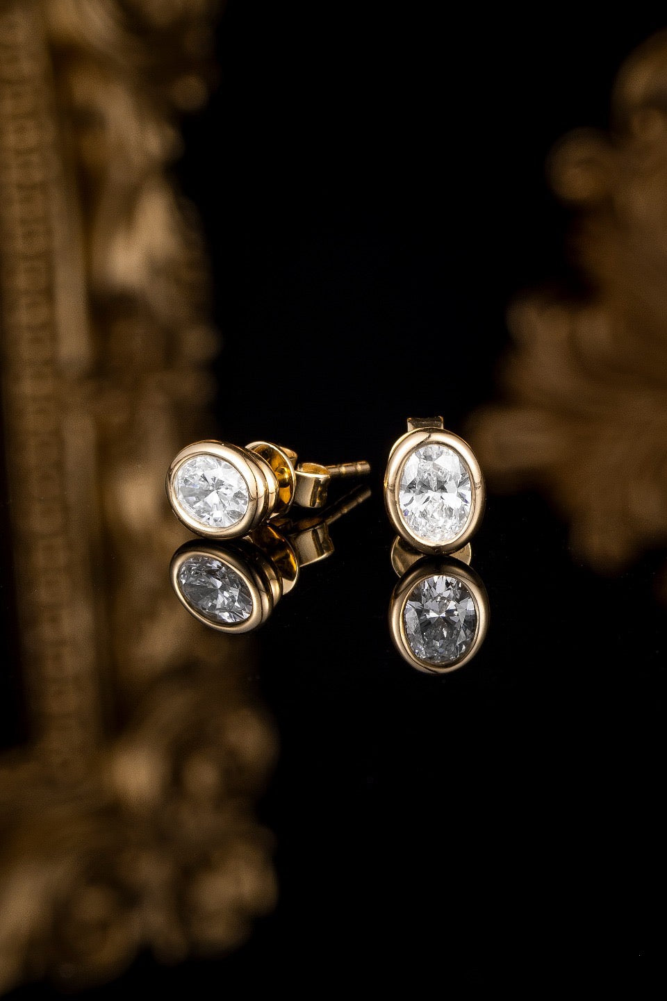 14K Lab Grown Diamond Earrings