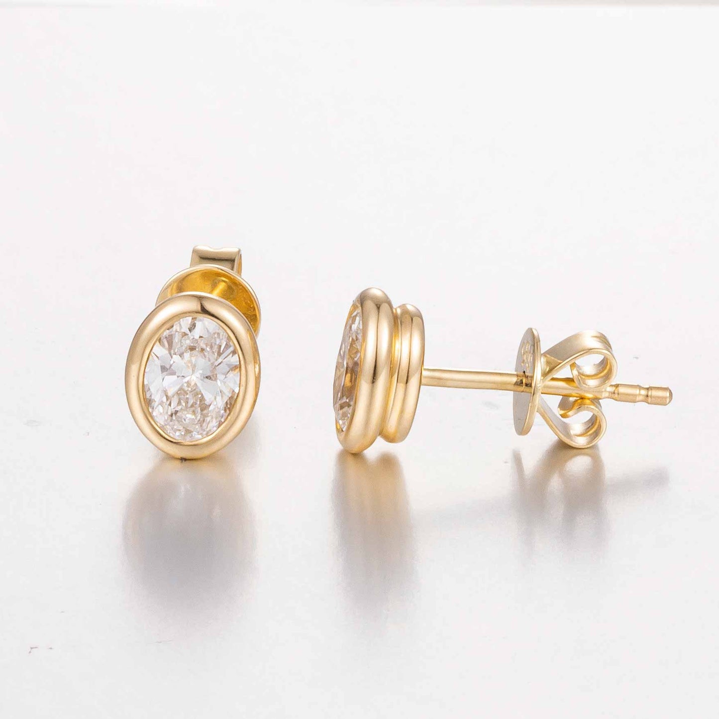 14K Lab Grown Diamond Earrings