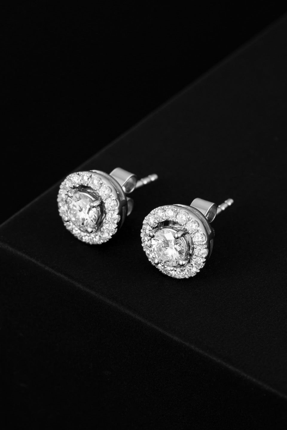 14K Lab Grown Diamond Earrings
