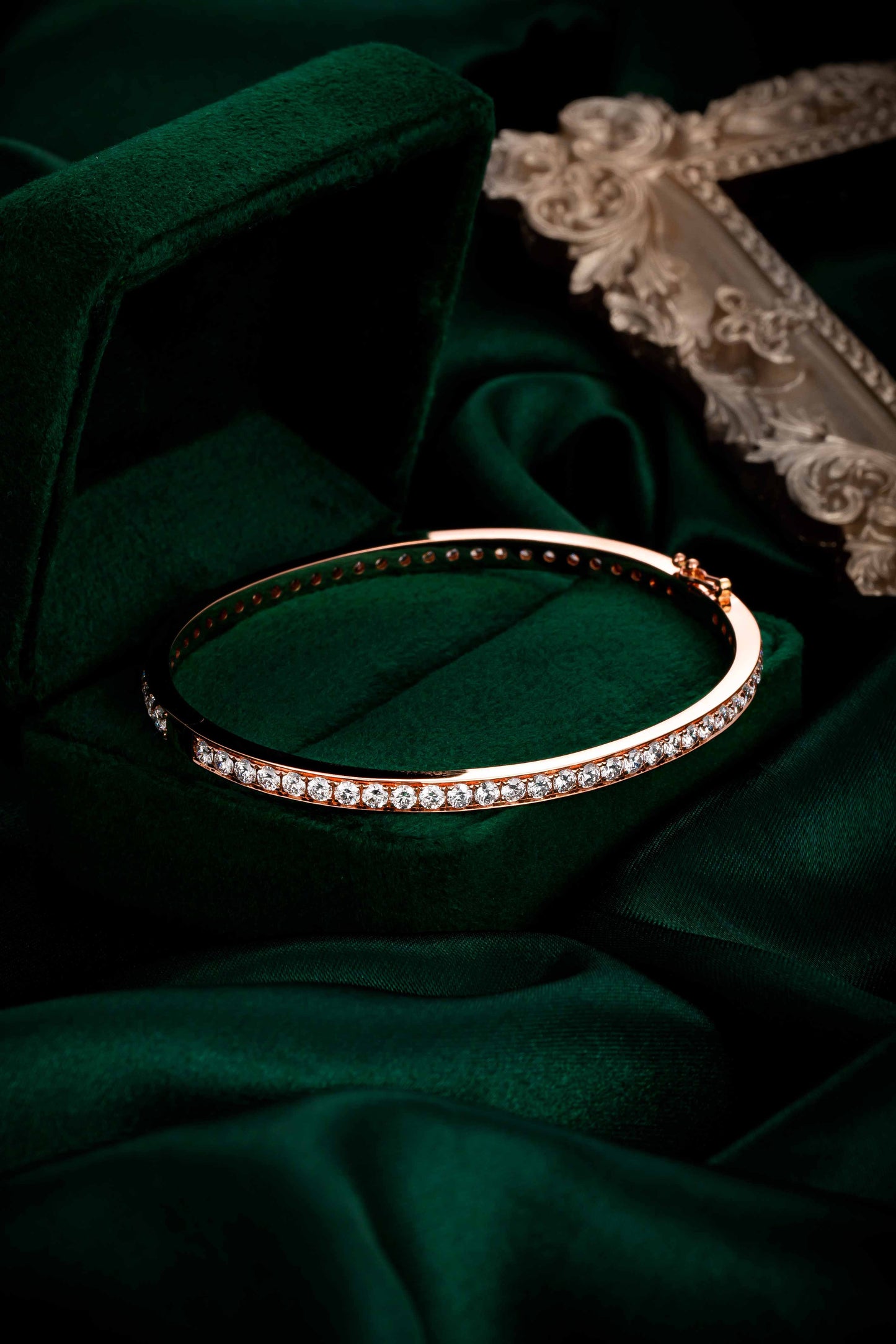 14K Lab Grown Diamond Bracelet 45*55