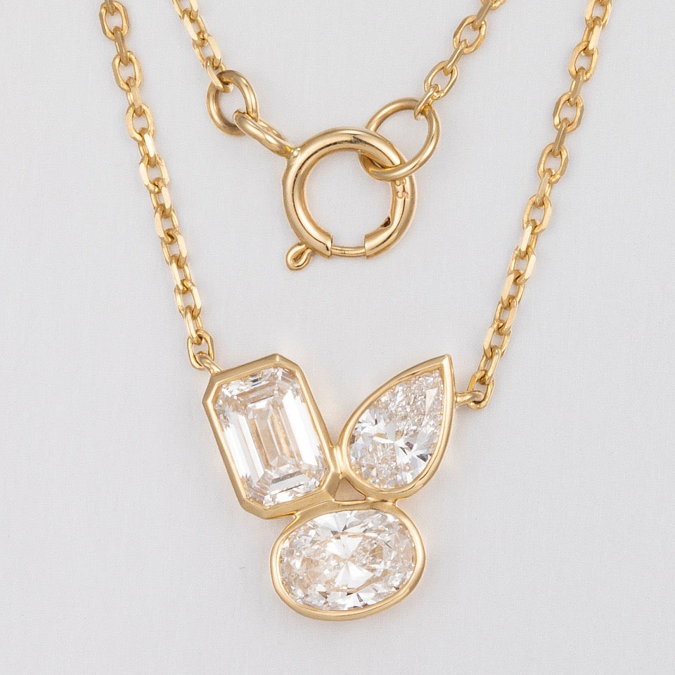14K Lab Grown Diamond Necklace