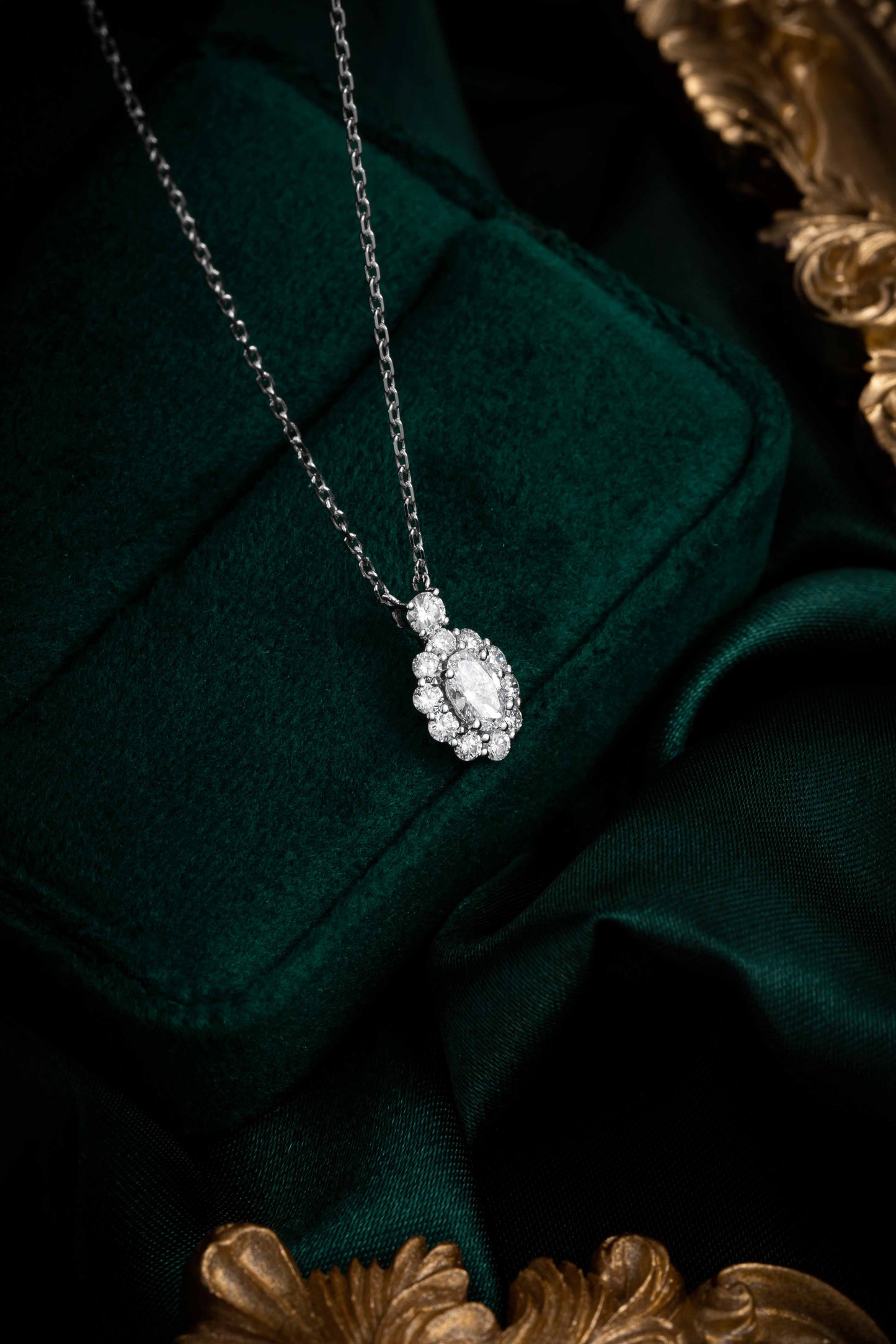 14K Lab Grown Diamond Necklace