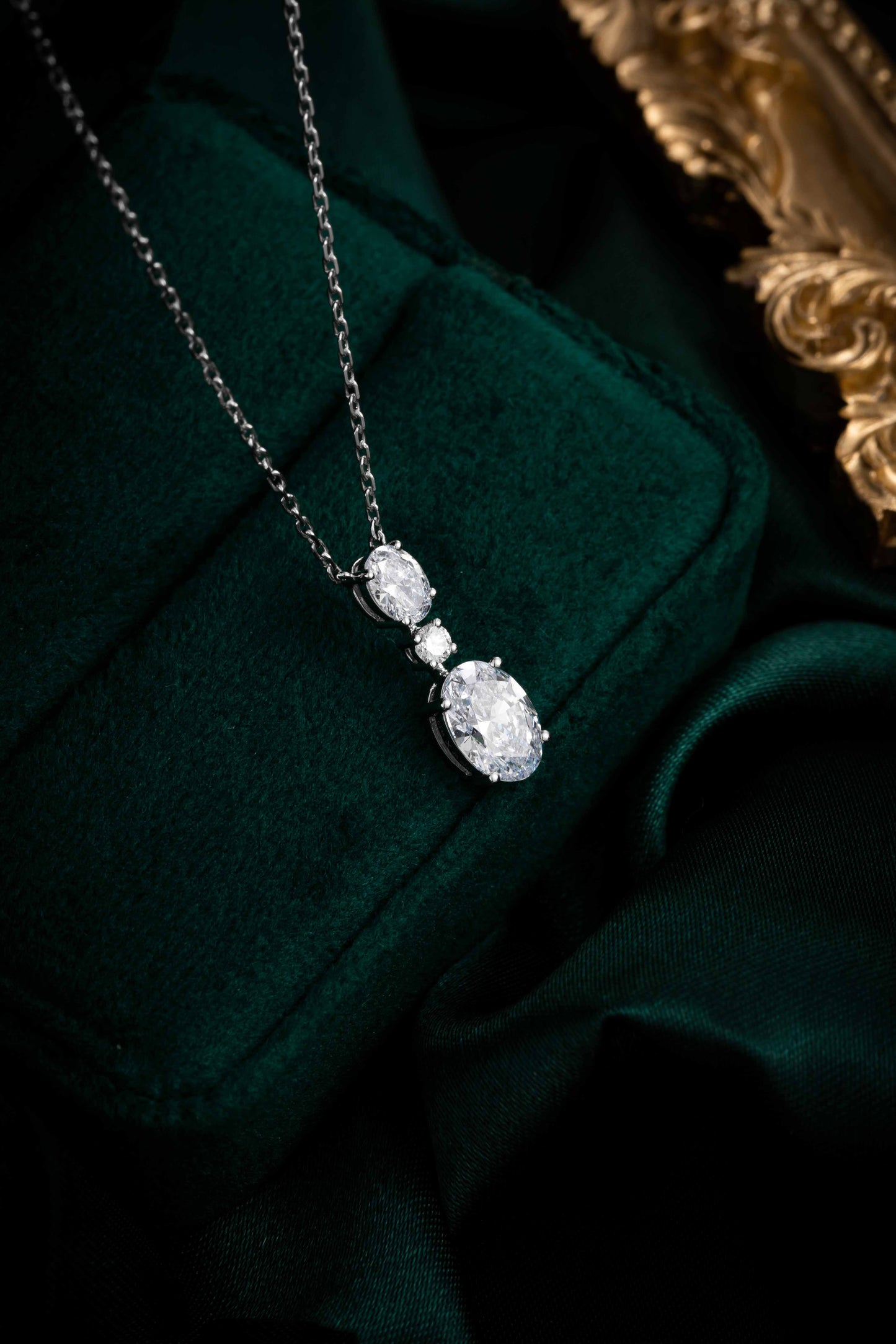 14K Lab Grown Diamond Necklace