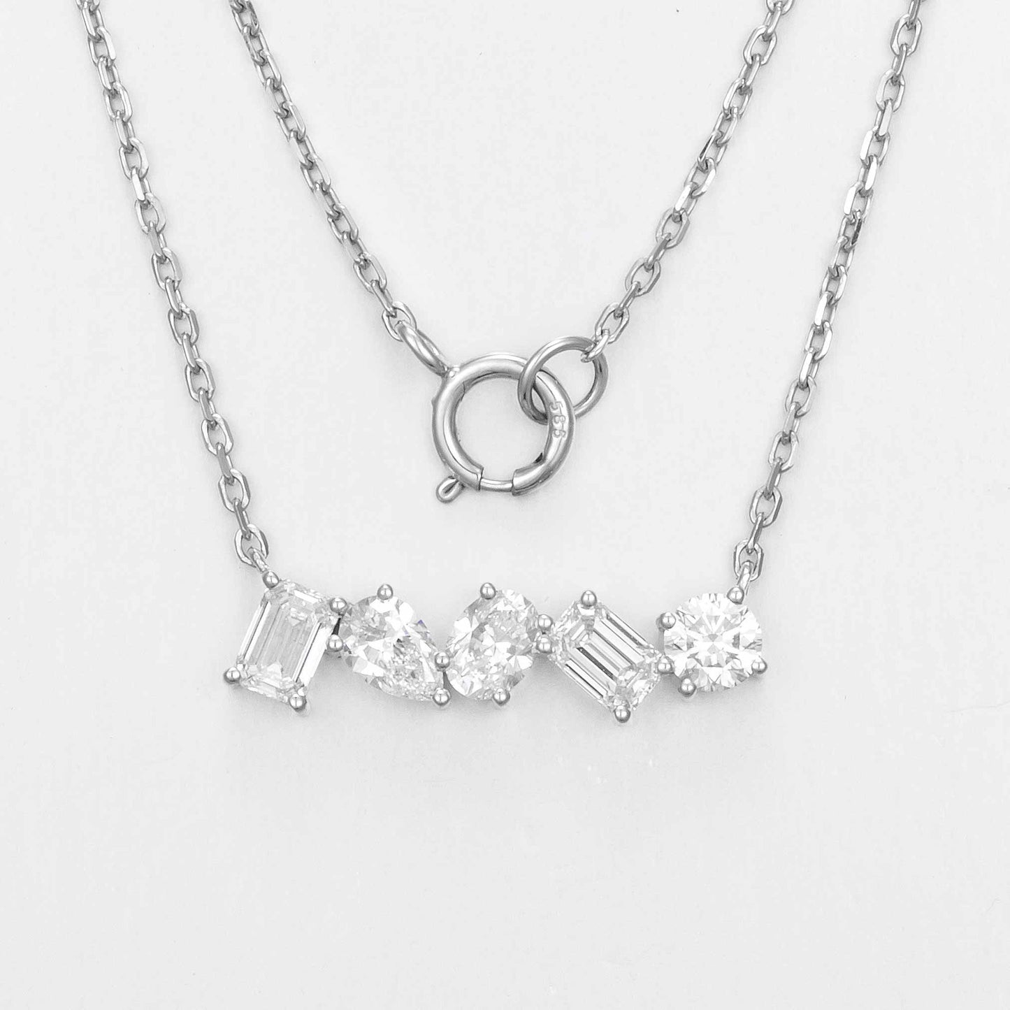 14K Lab Grown Diamond Necklace