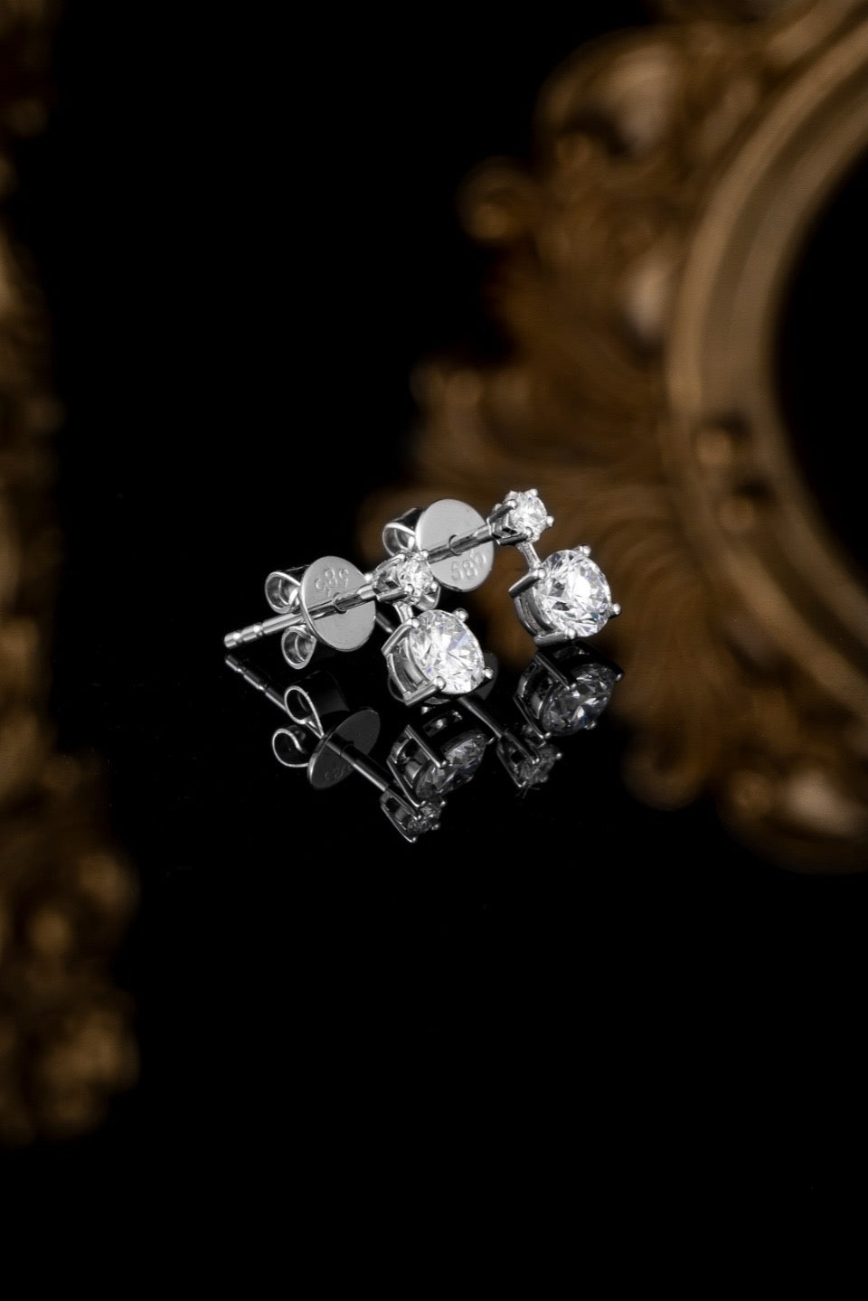 14K Lab Grown Diamond Earrings