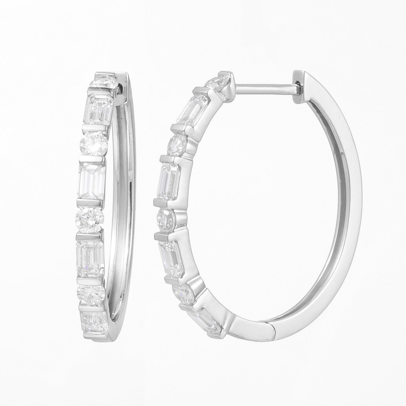 14K Lab Grown Diamond Earrings