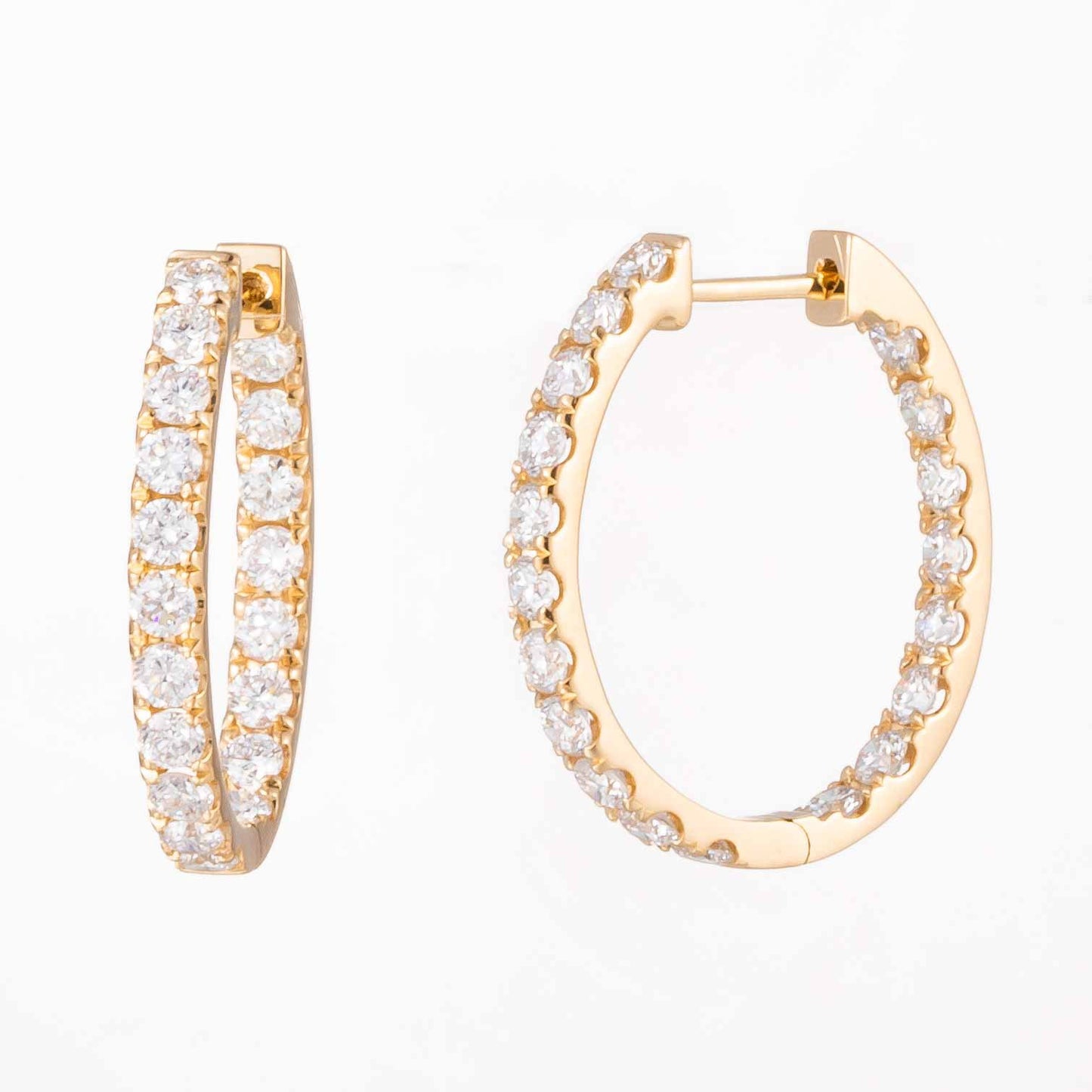 14K Lab Grown Diamond Earrings