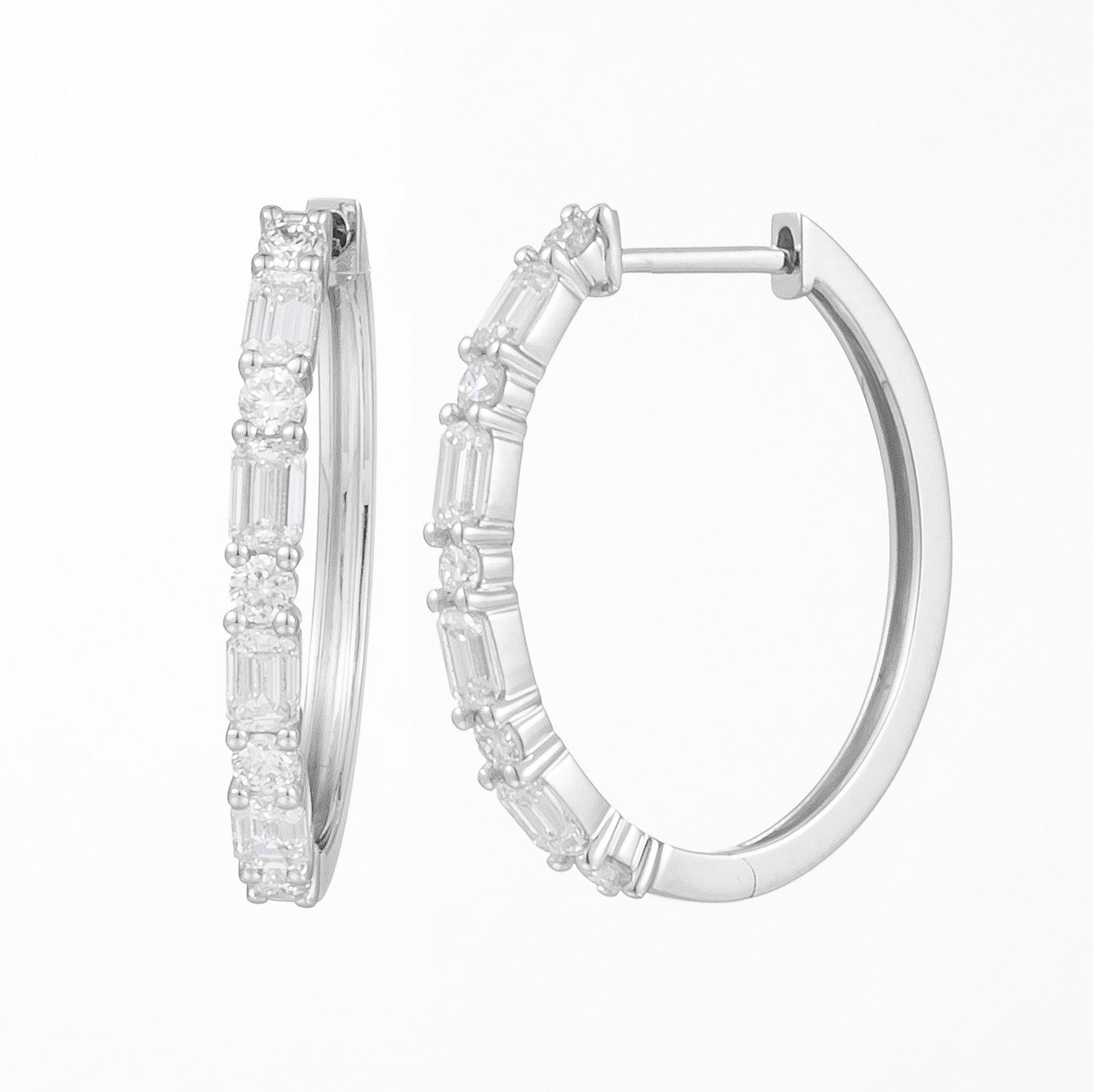 14K Lab Grown Diamond Earrings