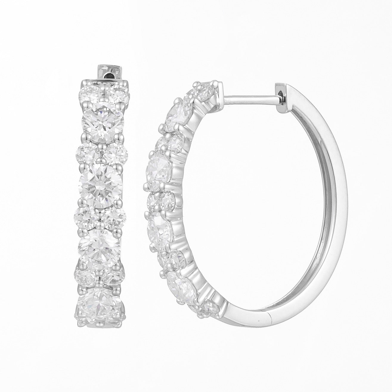 14K Lab Grown Diamond Earrings