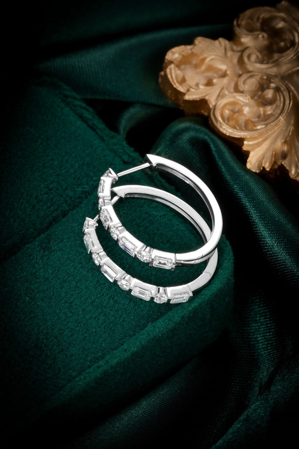 14K Lab Grown Diamond Earrings