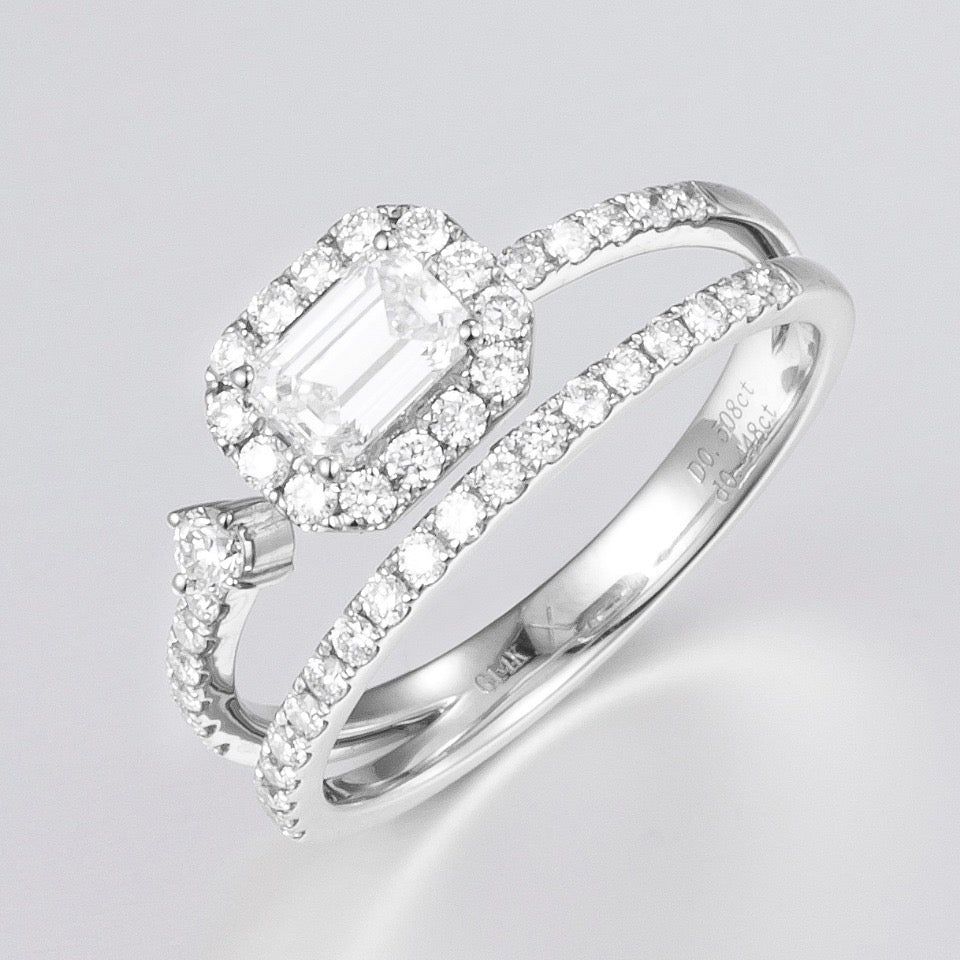 14K Lab Grown Diamond Ring