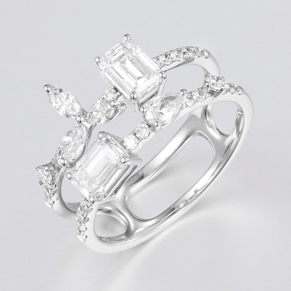 14K Lab Grown Diamond Ring