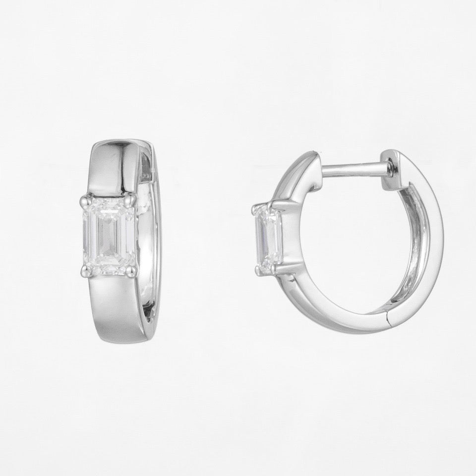 14K Lab Grown Diamond Earrings