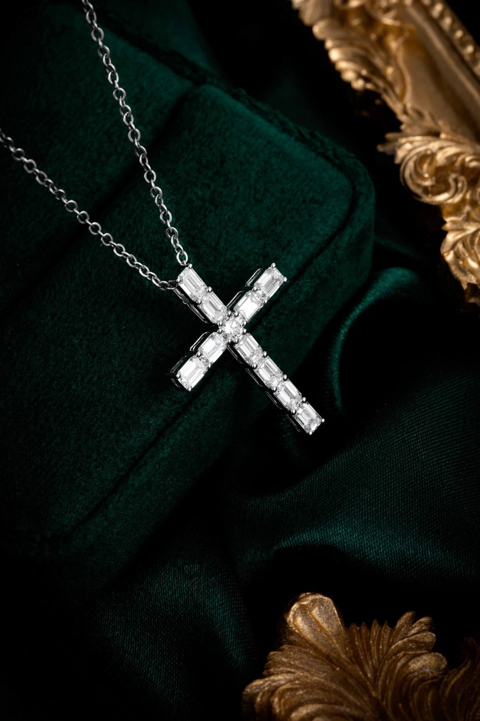 14K Lab Grown Diamond Pendant