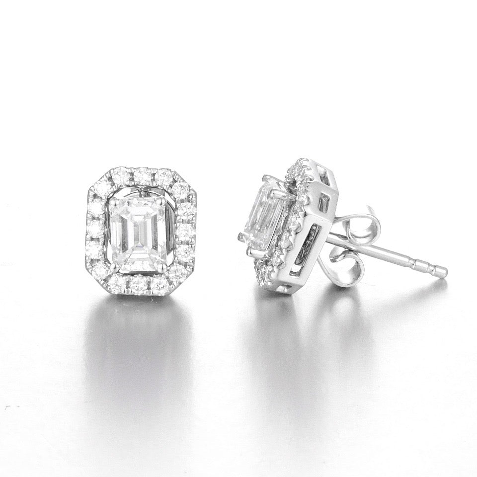 14K Lab Grown Diamond Earrings