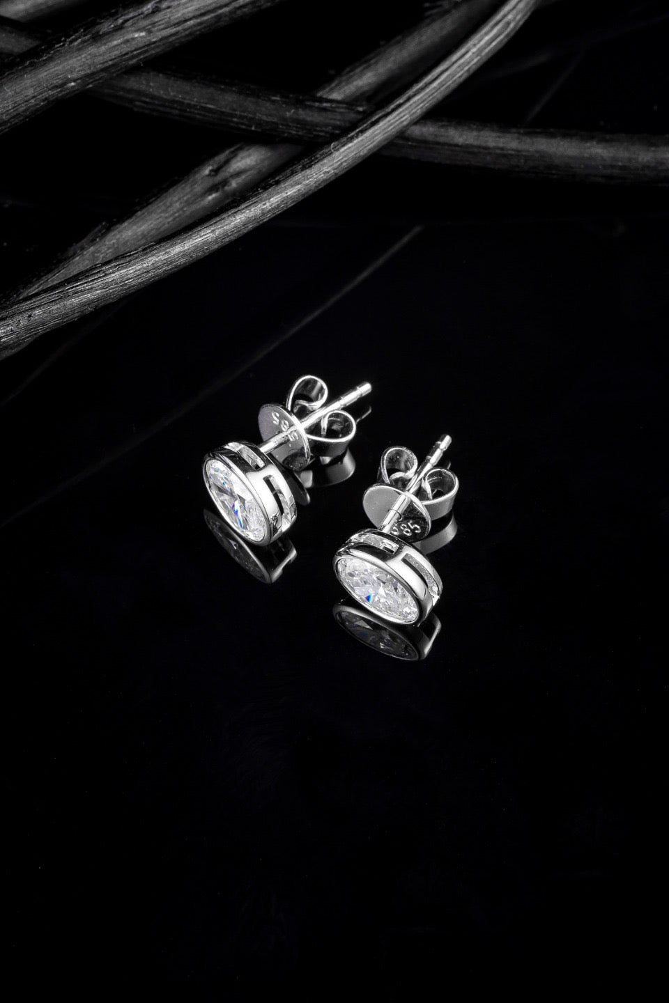 14K Lab Grown Diamond Earrings